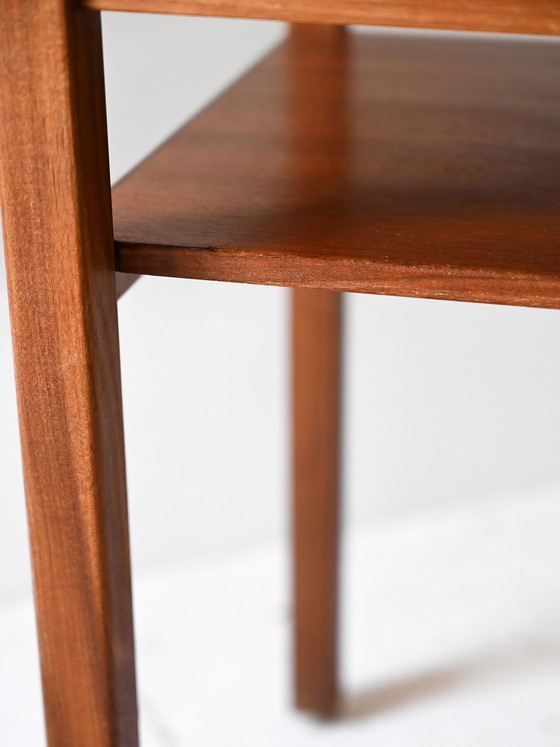 Image 1 of Vintage Teak Konsolentisch