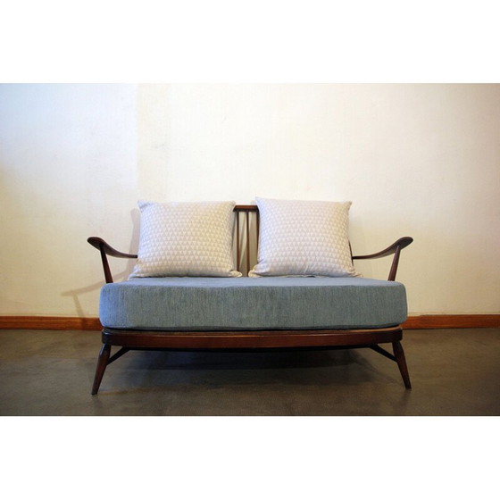Image 1 of Vintage-Sofa in Pastellblau Ercol