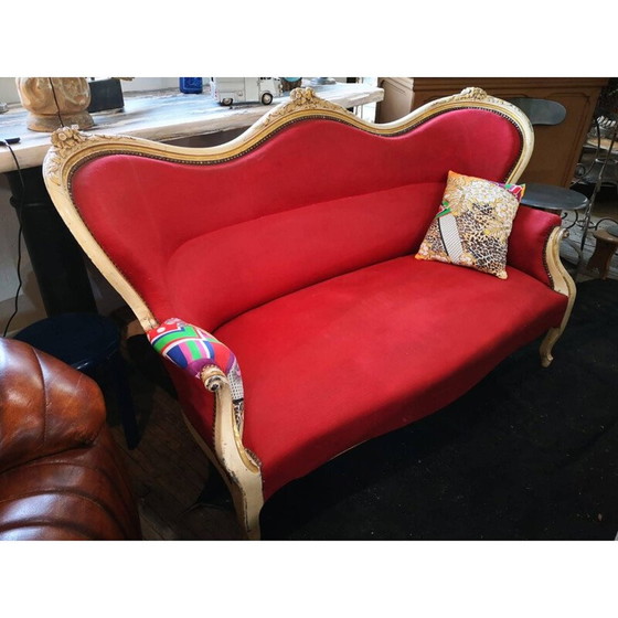 Image 1 of Vintage Bank Sofa 1930er Jahre