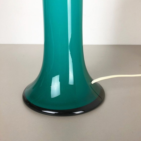 Image 1 of Grüne Vintage-Tischlampe von Uno und Östen Kristiansson für Luxus Vittsjö, Schweden 1970er Jahre