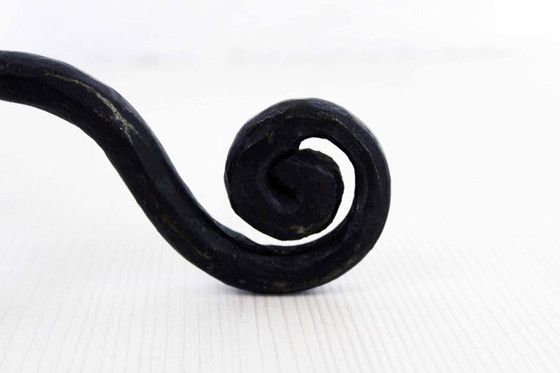 Image 1 of Brutalistischer Kerzenleuchter aus Metallguss 50er Jahre