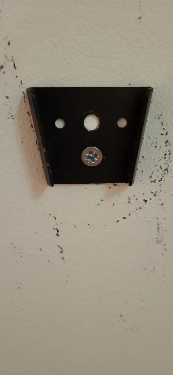 Image 1 of Vintage lila verstellbare Kugellampe für Wand