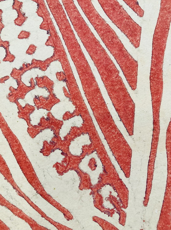 Image 1 of Ineke Zondag - Holzdruck - Vintage