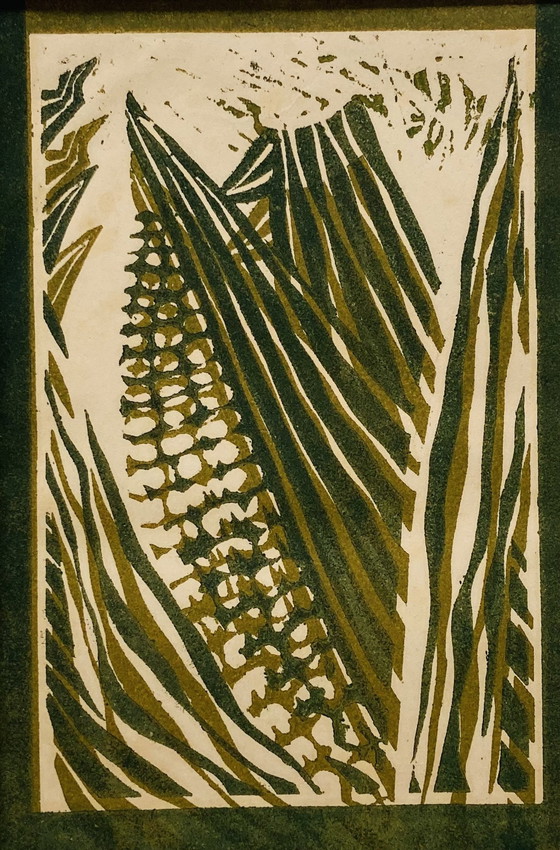 Image 1 of Ineke Zondag - Holzdruck - Vintage