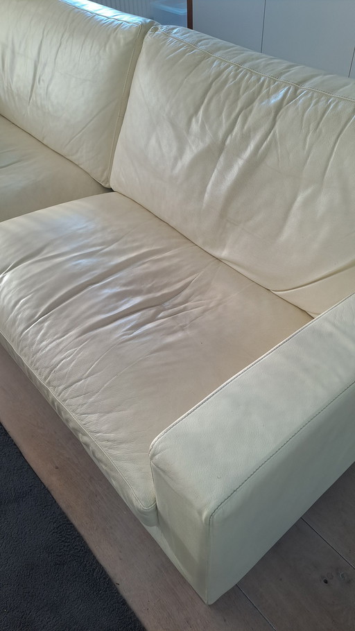 Leolux Sofa Antonia, Farbe Elfenbeinweiß