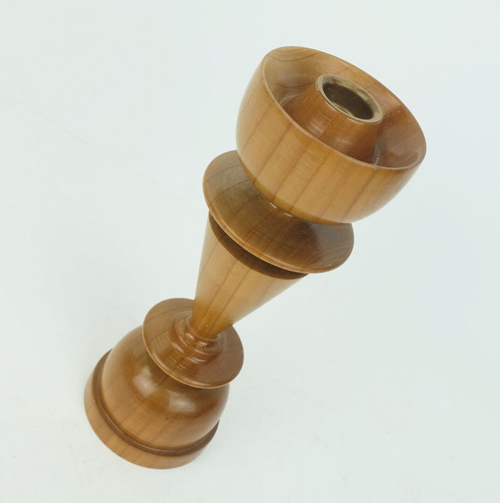 Image 1 of Kandelaar aus Kirschholz aus der Mid century, 1960er Jahre