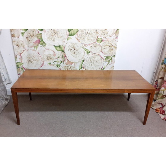 Image 1 of Rechteckiger Couchtisch aus Palisanderholz, 1960