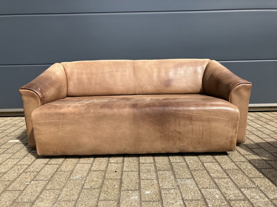 Image 1 of De Sede Ds-47 Dreisitzer, Cognac 5Mm Hals Büffelleder Schöner Zustand