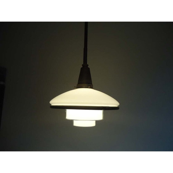 Image 1 of Hängeleuchte aus Metall von Otto Muller für Sistrah Licht, Deutschland 1930