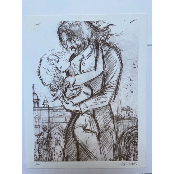 Image 1 of Vintage-Lithographie india dreams 3 von Jean-Francois Charles