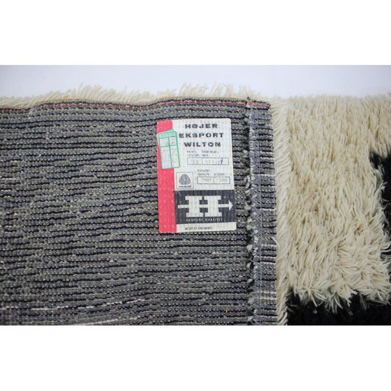 Image 1 of Abstrakter Wollteppich von Hojer Eksport Wilton, Dänemark 1960