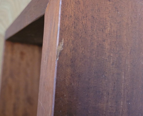 Image 1 of Schöner Würfel aus massivem Teakholz 35 x 35 cm