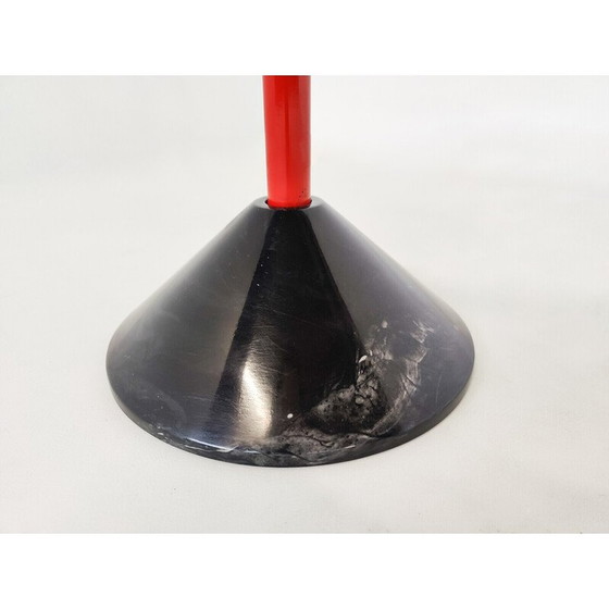 Image 1 of Italienischer Beistelltisch aus der Mitte des Jahrhunderts aus Metall, Glas und Marmor, 1950er Jahre