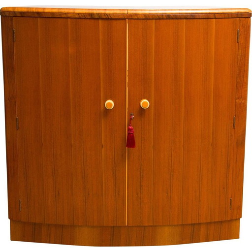 Vintage-Barmöbel aus Nussbaum und Ahorn