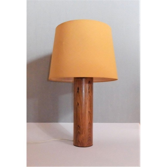 Image 1 of Vintage-Lampe aus Rosenholz von Uno und Östen Kristiansson für Luxus, Schweden 1960