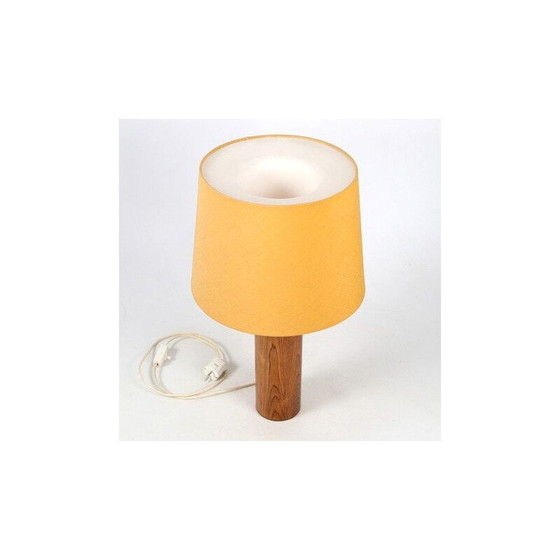Image 1 of Vintage-Lampe aus Rosenholz von Uno und Östen Kristiansson für Luxus, Schweden 1960