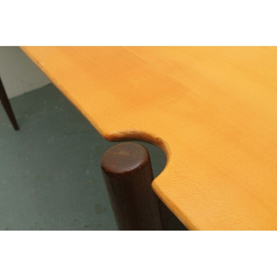 Image 1 of Skandinavischer Couchtisch aus Mapleteak, 1950