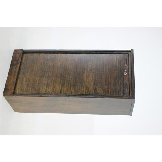 Image 1 of Tambourschrank aus Buchenholz, Tschechoslowakei 1960er Jahre