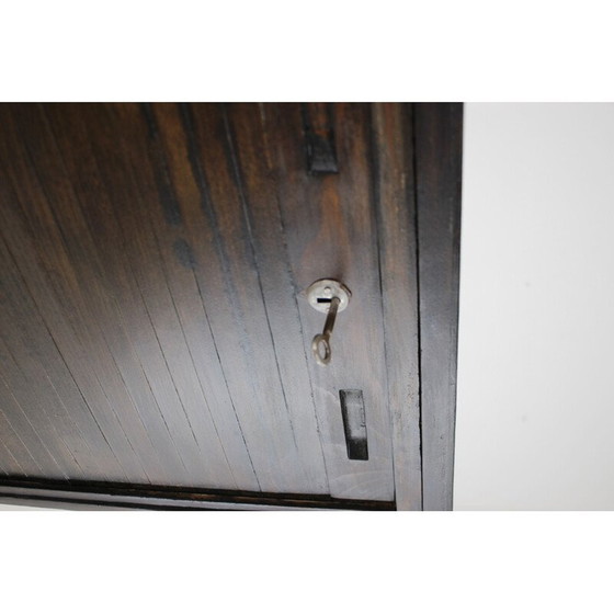 Image 1 of Tambourschrank aus Buchenholz, Tschechoslowakei 1960er Jahre