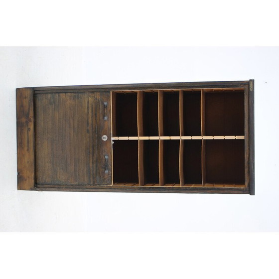 Image 1 of Tambourschrank aus Buchenholz, Tschechoslowakei 1960er Jahre