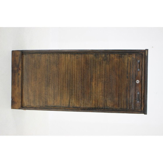 Image 1 of Tambourschrank aus Buchenholz, Tschechoslowakei 1960er Jahre