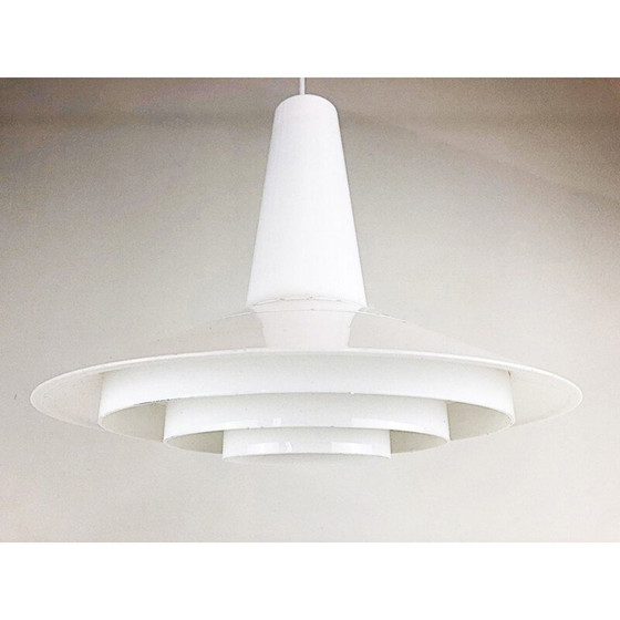 Image 1 of Vintage-Pendelleuchte aus glänzendem Kunststoff von Svend Middelboe für Nordisk Solar, 1970er Jahre