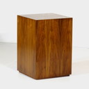 Art Deco-Sockel aus Nussbaumholz 1950er Jahre