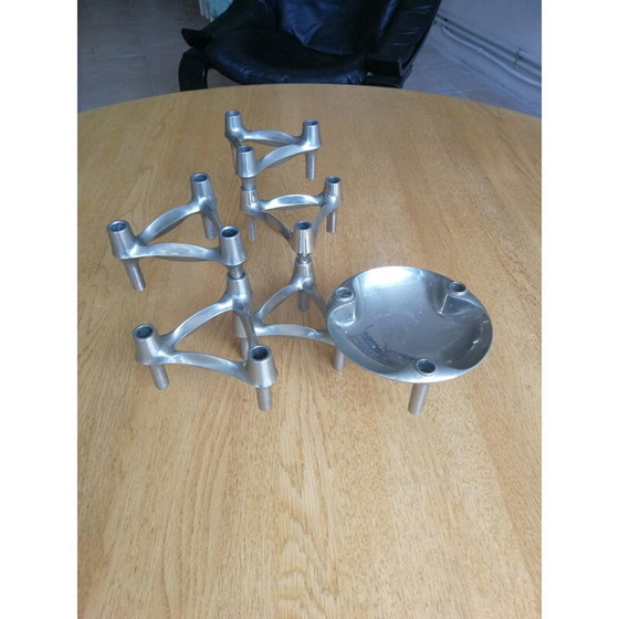 Image 1 of Vintage-Kerzenleuchter-Set von Cäsar Stoffi und Fritz Nagel, 1960