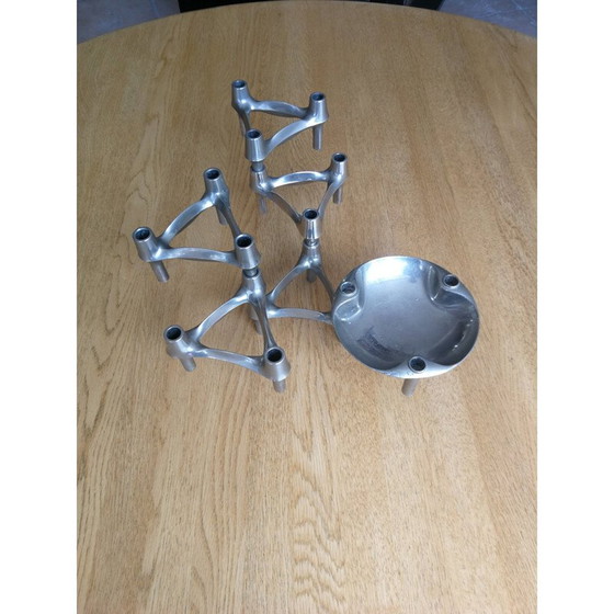 Image 1 of Vintage-Kerzenleuchter-Set von Cäsar Stoffi und Fritz Nagel, 1960