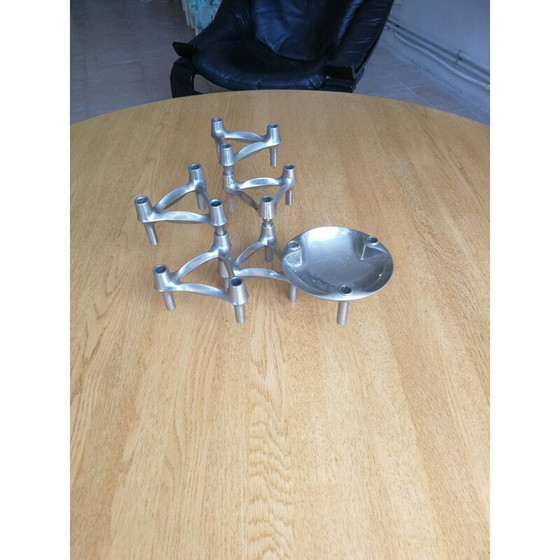 Image 1 of Vintage-Kerzenleuchter-Set von Cäsar Stoffi und Fritz Nagel, 1960