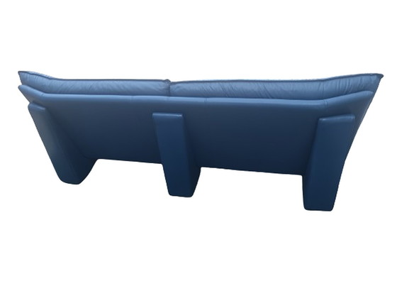 Image 1 of Blaues Sofa Nicoletti Salotti 1980er Jahre