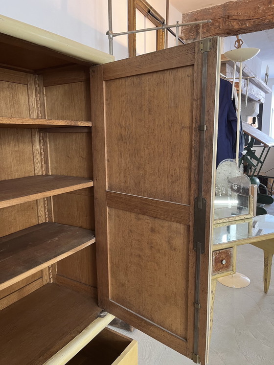 Image 1 of Set aus Kleiderschrank, Frisierkommode und Nachttisch im Art Déco-Stil