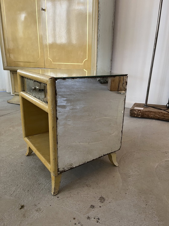 Image 1 of Set aus Kleiderschrank, Frisierkommode und Nachttisch im Art Déco-Stil