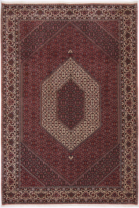 Image 1 of Original Handgeknüpfter Perserteppich Bidjar Takab Sehr Fein Geknüpft 301 X 202 Cm Top Zustand