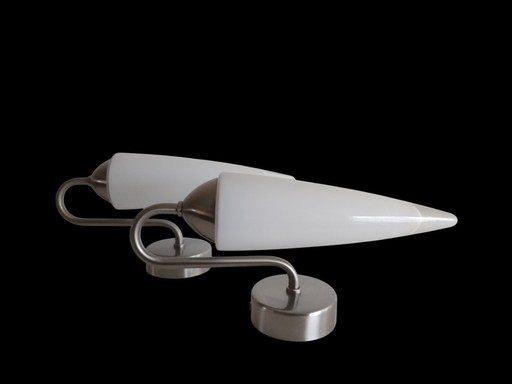 Wandleuchten - Glaskegel - Vintage