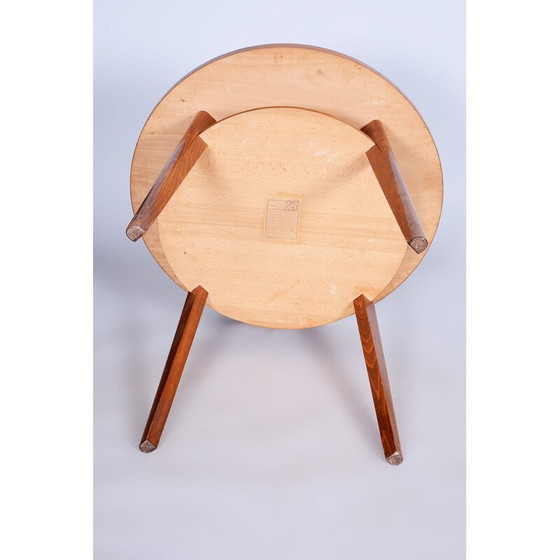 Image 1 of Runder beistelltisch Mid Century von Jitona, Tschechien 1950er Jahre