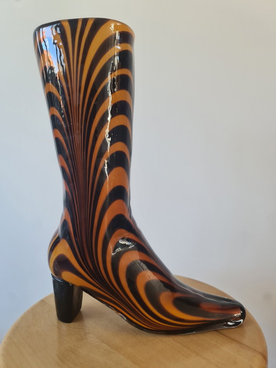 Image 1 of Murano, hohe Glas-Lack-Vase