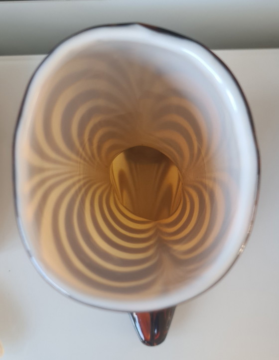 Image 1 of Murano, hohe Glas-Lack-Vase