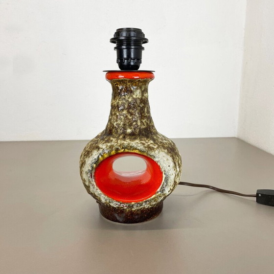 Image 1 of Vintage fette lava keramik tischlampe von Dümler und Breiden, Deutschland 1970er