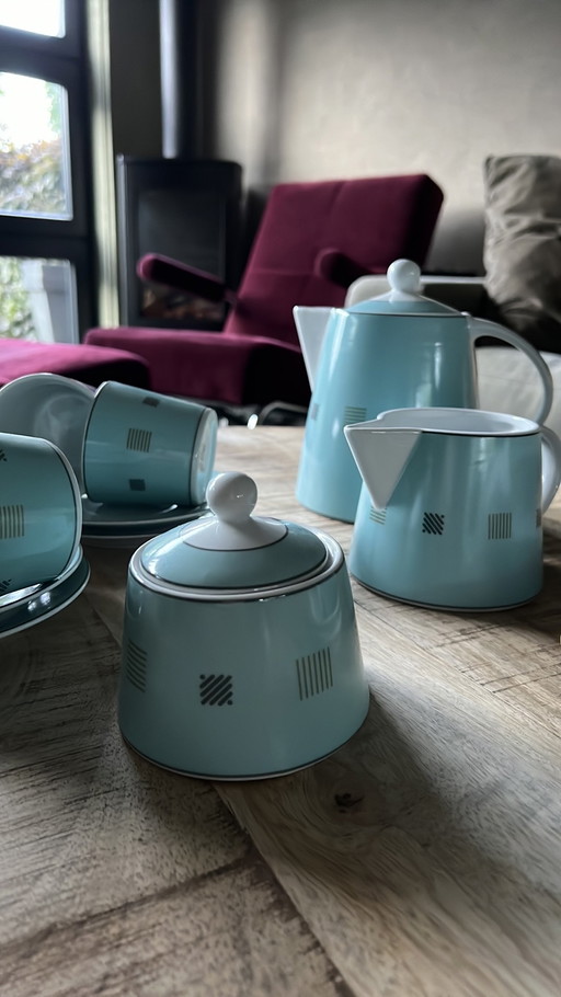 Vintage L Dake En Zn Amsterdam Kaffee/Tee Set