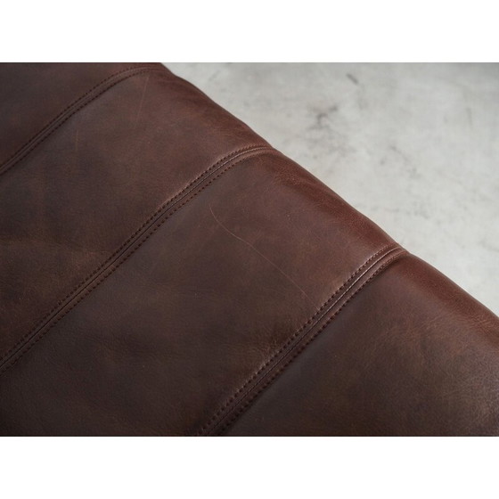 Image 1 of Vintage Schweizer Ledersofa in Braun von De Sede, 1970er Jahre
