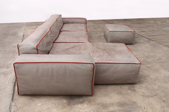 Image 1 of Modulares italienisches Ledersofa Riff von Flexteam