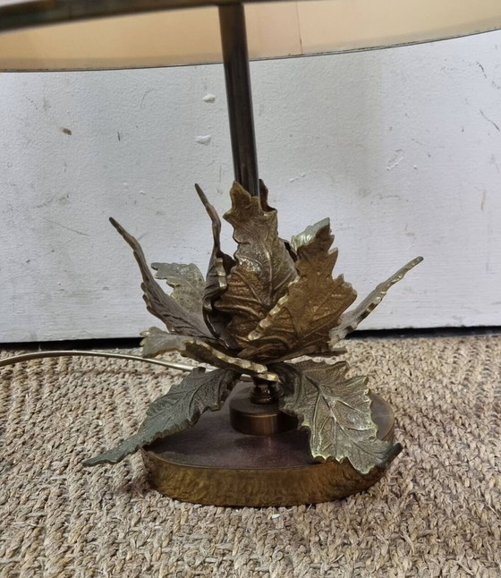 Image 1 of Lampe, Feuillage Bronze Circa 1960