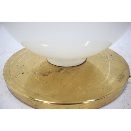 Image 1 of Vintage Stehlampe aus Glas, Tschechoslowakei 1970