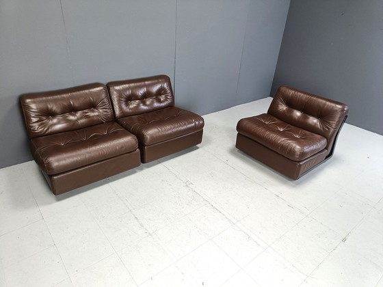 Image 1 of Modell Amanta Modular Sofa von Mario Bellini für B&B Italia, 1970er Jahre - Satz von 3