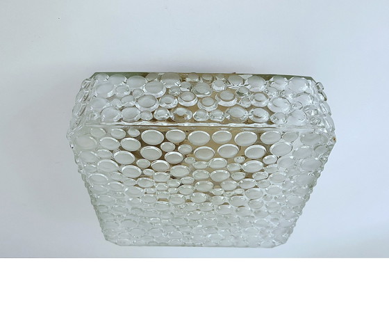 Image 1 of Mid Century Bubble Glass Wandleuchte/Deckenleuchte