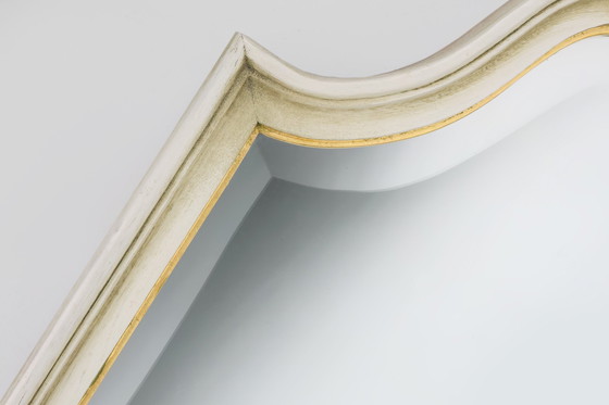 Image 1 of Französischer abgeschrägter Spiegel im Louis-XV-Stil des 20.