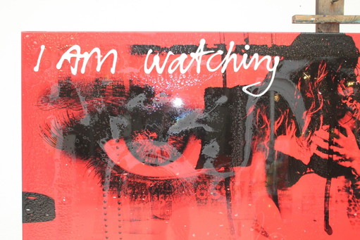 Jack Liemberg, ich beobachte dich – schilderijen tekeningen, Cotton, Textile, Modern (photo 2 of 6)