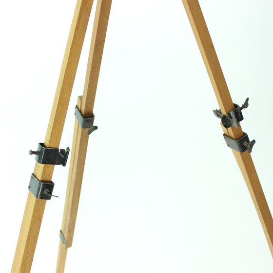 Image 1 of Dreibeinige Staffelei aus Eiche, Tschechoslowakei 1930