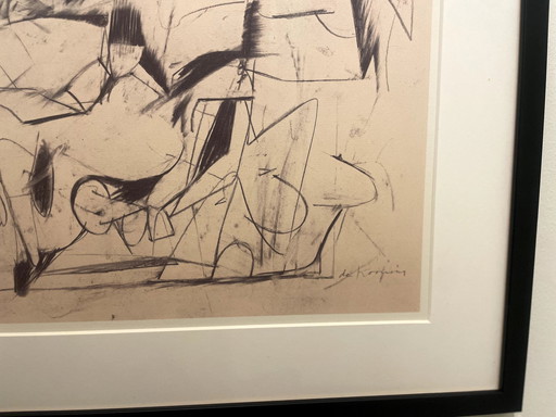 Heliogravüre von Willem De Kooning in perfektem Zustand